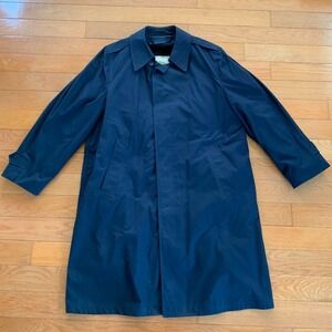US Air Force All Weather Poplin Trench Coat USA FUR Lining Jacket Mens‎ 42R
